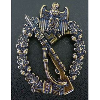 insigne de l'infanterie allemande 1940 en bronze copie de fabrication espagnole