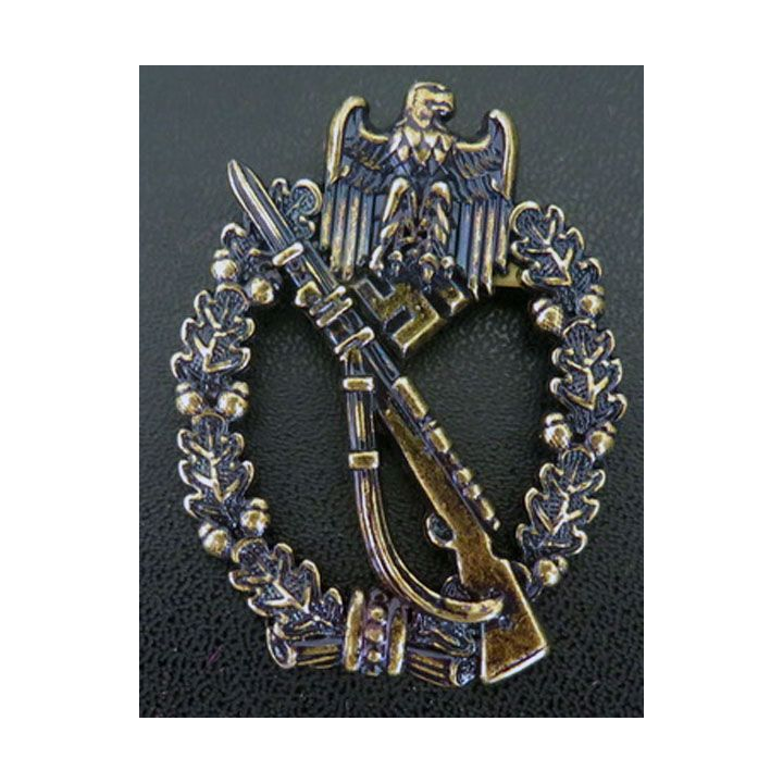insigne de l'infanterie allemande 1940 en bronze copie de fabrication espagnole