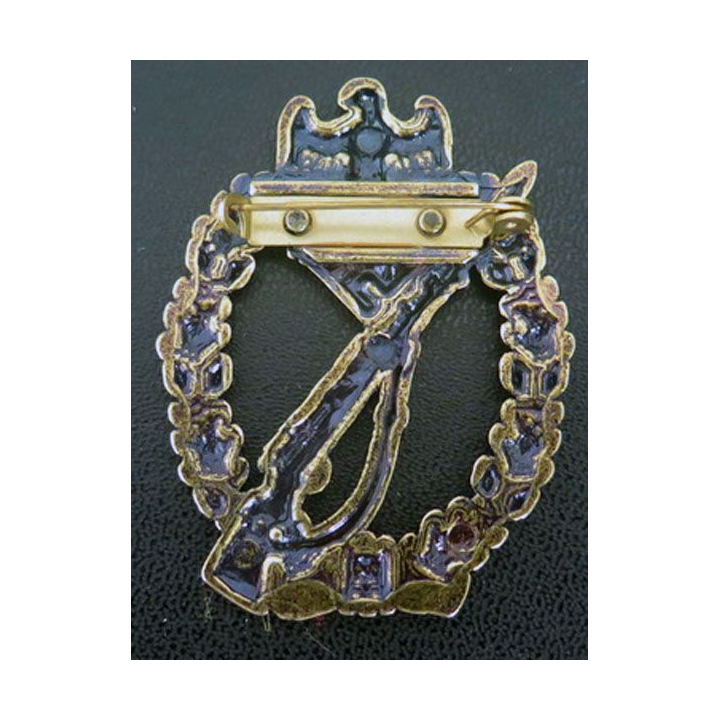 insigne de l'infanterie allemande 1940 en bronze copie de fabrication espagnole