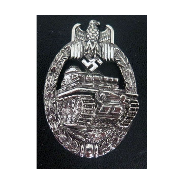 insigne de l'arme blindée allemande 1939 en "argent" 