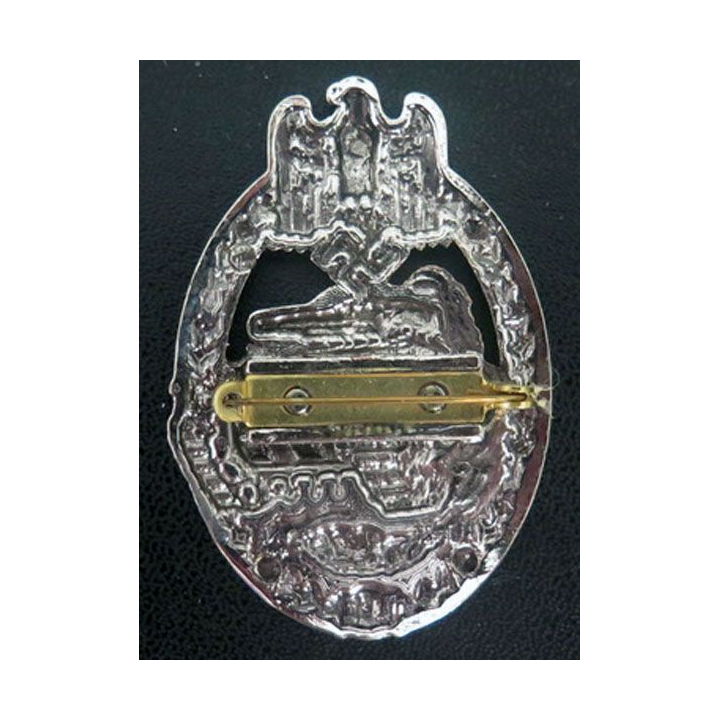 insigne de l'arme blindée allemande 1939 en "argent" 