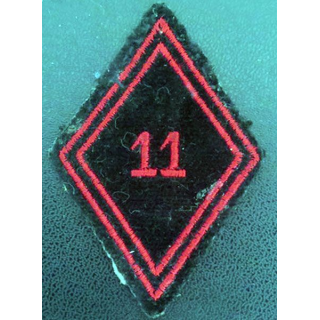 LOSANGE DE BRAS MODÈLE 45 : 11 régiment du génie troupe