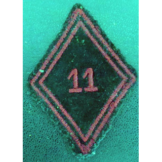 LOSANGE DE BRAS MODÈLE 45 : 11 régiment du génie troupe