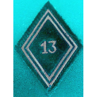 LOSANGE DE BRAS MODÈLE 45 : 13° régiment du génie troupe