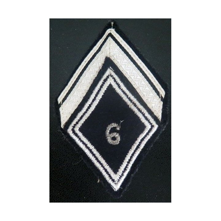LOSANGE DE BRAS MODÈLE 45  maréchal des logis 6° régiment cuirassiers 