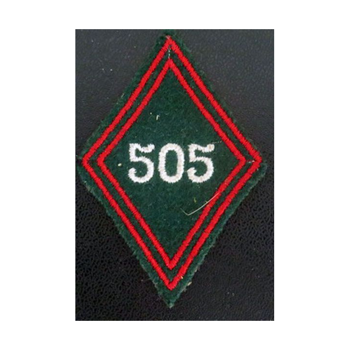 LOSANGE DE BRAS MODÈLE 45 : 505° régiment du train cadre