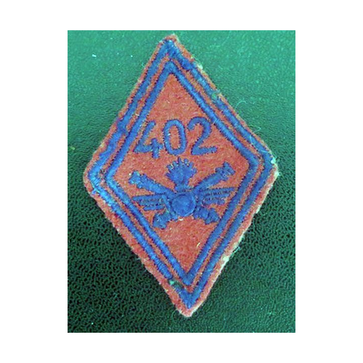 LOSANGE DE BRAS MODÈLE 45 : 402° régiment d'artillerie anti arienne troupe