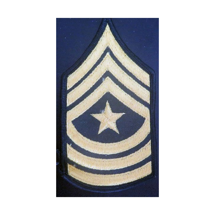 USA : galon de combat de sergent major 