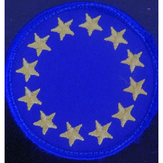 Europe : insigne d'épaule de l'Europe de diamètre 7 cm sur scratch