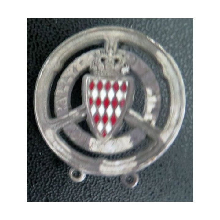 insigne du rallye automobile de Monte Carlo (sans vis arrière)
