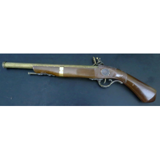 Pistolet époque napoléonnienne (reproduction espagnole) en bois métal