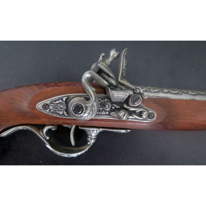 Pistolet de pirate (reproduction espagnole) en bois et métal