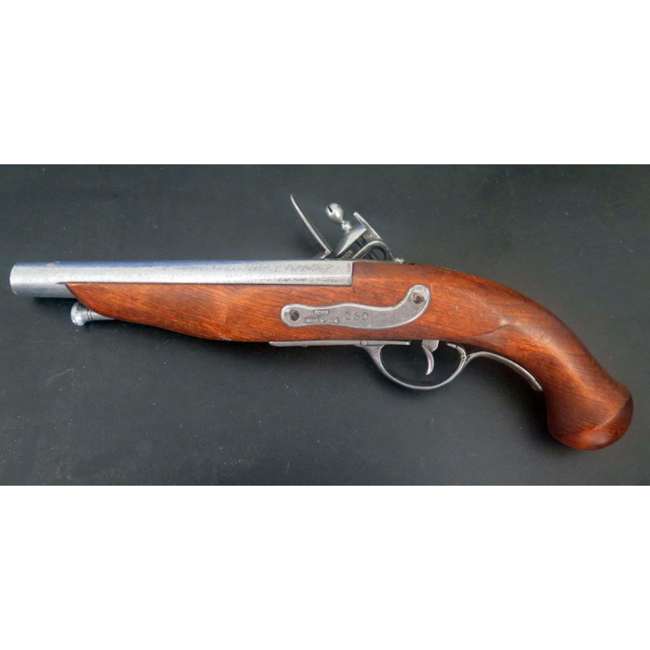 Pistolet de pirate (reproduction espagnole) en bois et métal