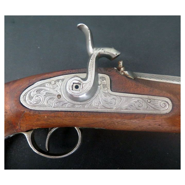 Pistolet de pirate (reproduction espagnole) en bois et métal