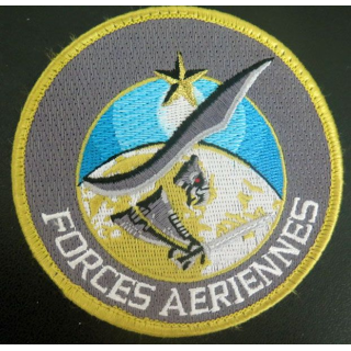 Insigne tissu des forces aériennes de diamètre 9 cm