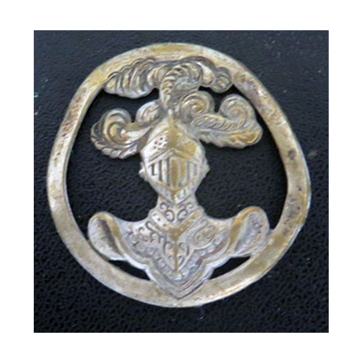 insigne de béret de l’arme blindée cavalerie de fabrication Coinderoux