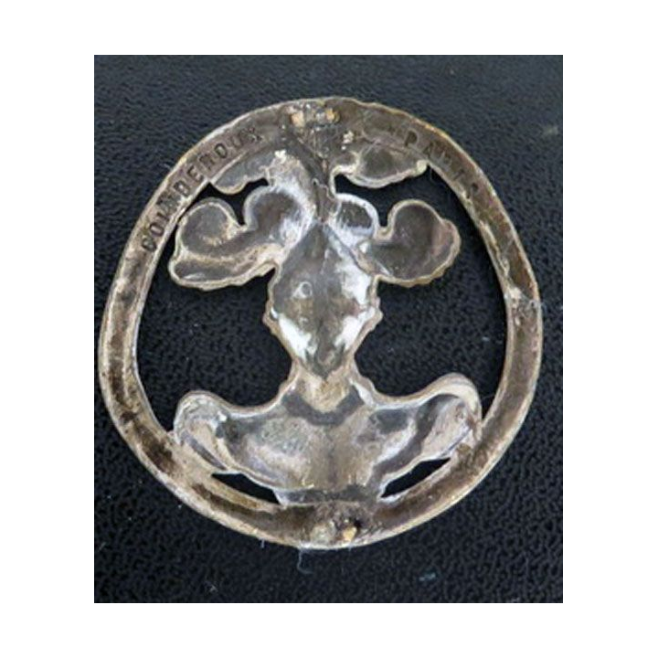 insigne de béret de l’arme blindée cavalerie de fabrication Coinderoux