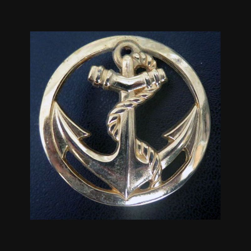 INSIGNE DE BÉRET des Personnels de la Marine Nationale - NEUF sous