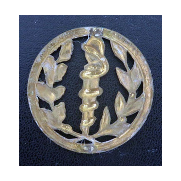 insigne de béret du service de santé de fabrication Coinderoux