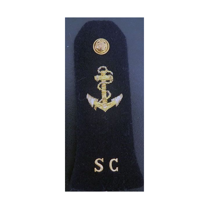 épaulette de scientifique du contingent de la marine en cannetille