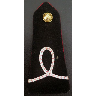 épaulette de polytechnicien avec alpha  et bouton