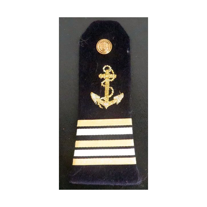 épaulette de Capitaine de Frégate de la marine en cannetille