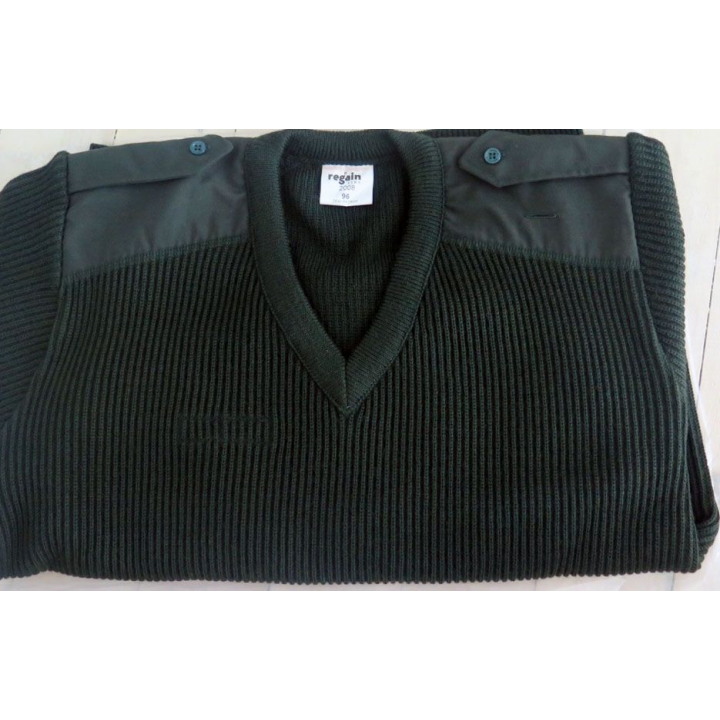 Pull militaire col en V Regain 2008 taille 92 Homme 
