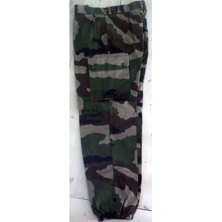Pantalon de treillis camouflé vert armé taille 80 L de fabrication CSV 2008