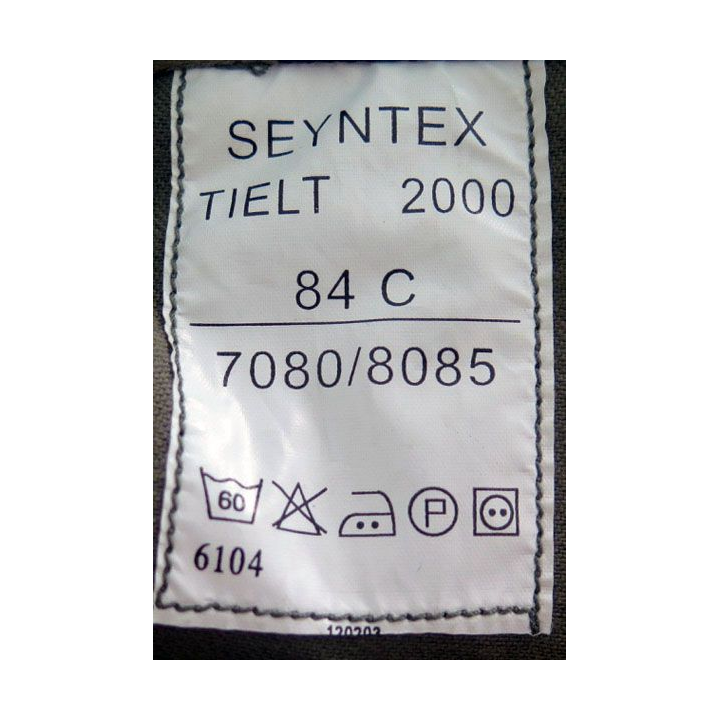 Pantalon de treillis camouflé vert armé taille 84 C de fabrication Seyntex 2000