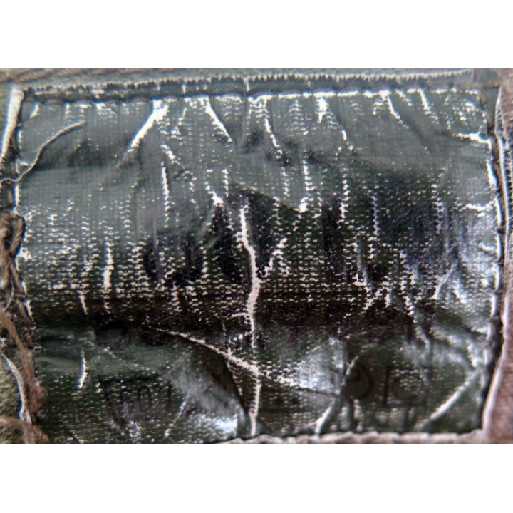 Pantalon de treillis camouflé vert armé taille 80 L très usagé
