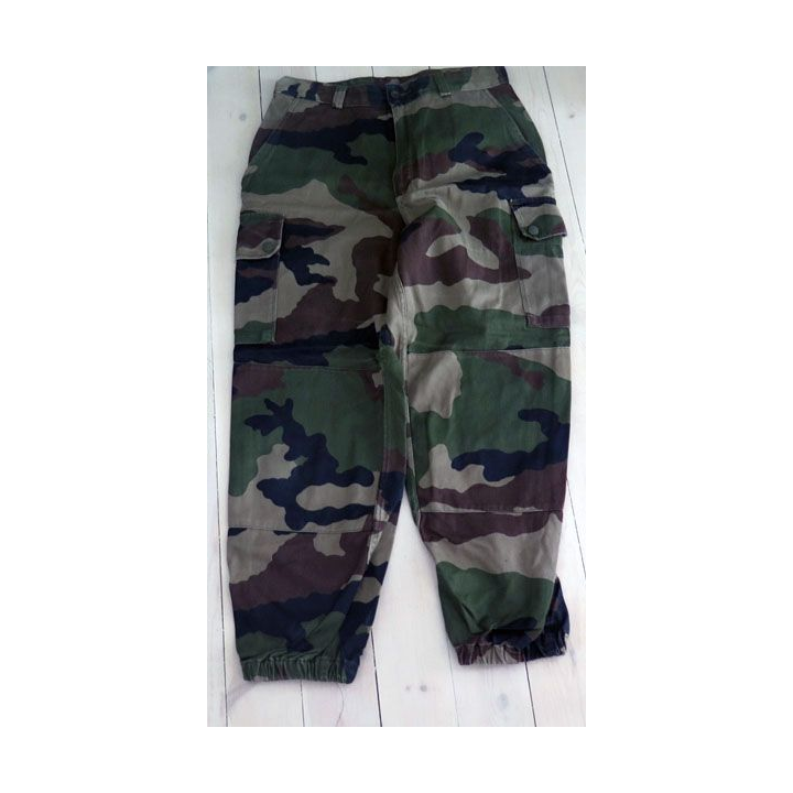 Pantalon de treillis camouflé vert armé taille 80 M Paul Boye 2010