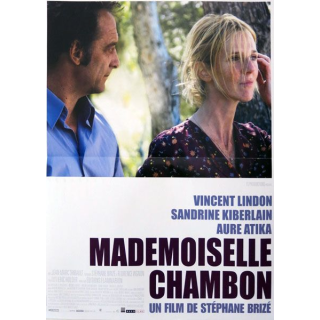 AFFICHE FILM : affiche de cinéma du film "Mademoiselle Chambon" dimension 39 x 53 cm