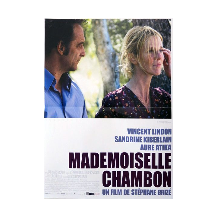 AFFICHE FILM : affiche de cinéma du film "Mademoiselle Chambon" dimension 39 x 53 cm