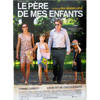 AFFICHE FILM : affiche de cinéma du film "Le père de mes enfants" dimension 40 x 53 cm