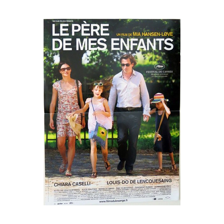 AFFICHE FILM : affiche de cinéma du film "Le père de mes enfants" dimension 40 x 53 cm
