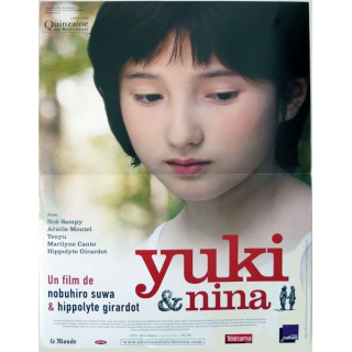 AFFICHE FILM : affiche de cinéma du film "Yuki & Nina" dimension 40 x 53 cm
