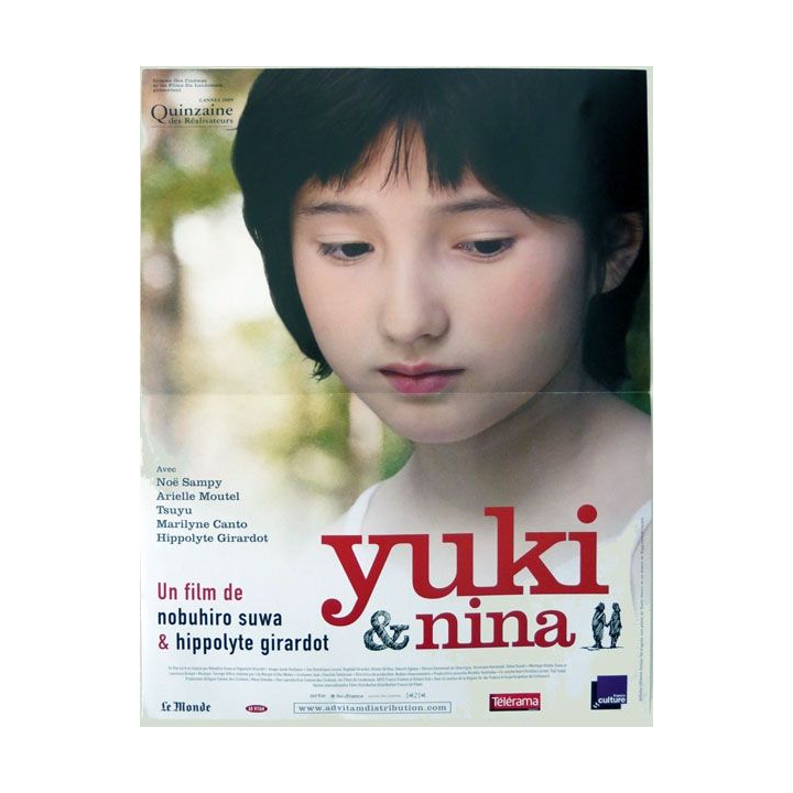 AFFICHE FILM : affiche de cinéma du film "Yuki & Nina" dimension 40 x 53 cm