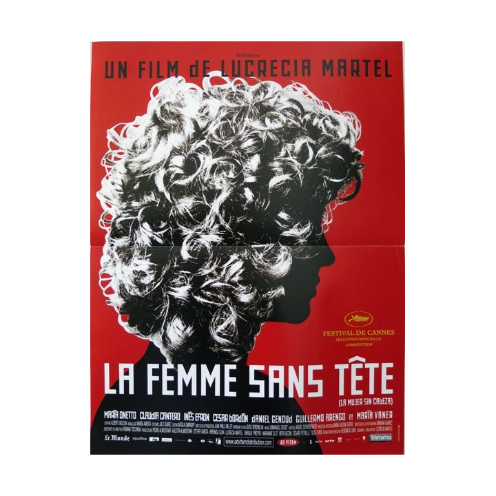 AFFICHE FILM : affiche de cinéma du film "La femme sans tête" dimension 39 x 53 cm