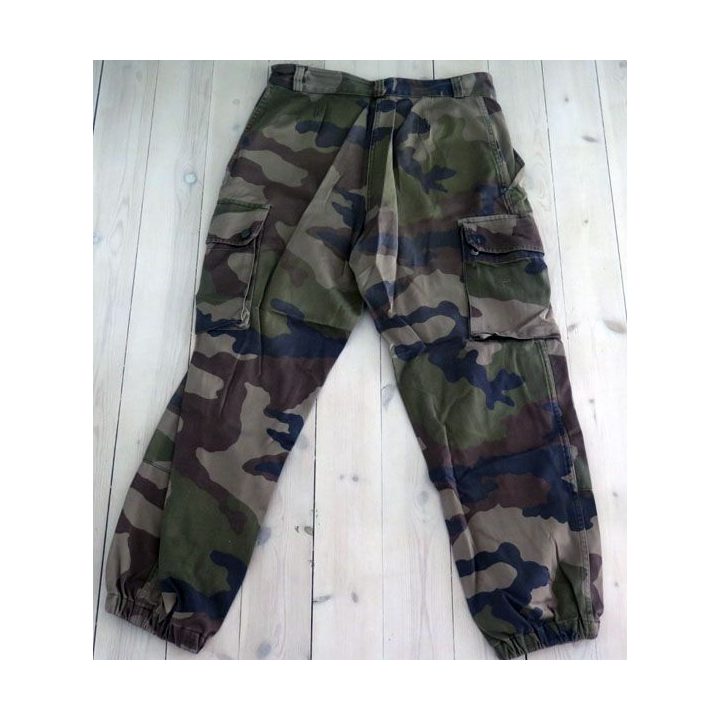 Pantalon de treillis camouflé vert armé taille 80 M de fabrication Focsa