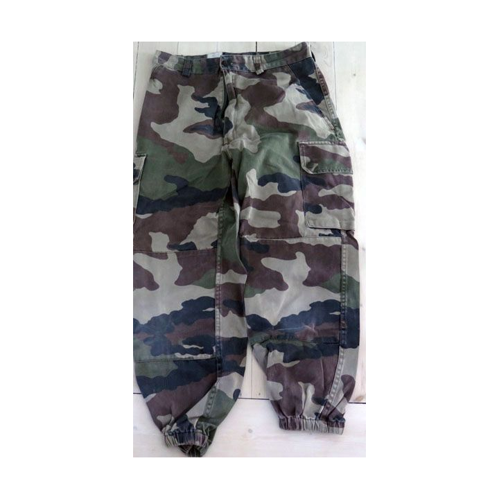 Pantalon de treillis camouflé vert armé taille 80 M  Veyrier 2000
