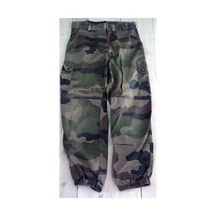 Pantalon de treillis camouflé vert armé taille 76 M de fabrication CSV 2006