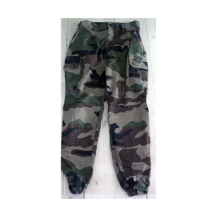 Pantalon de treillis camouflé vert armé taille 80 L Transconfection