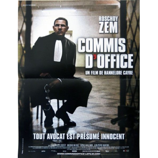 AFFICHE FILM : affiche de cinéma du film "Commis d'office" dimension 39 x 53 cm
