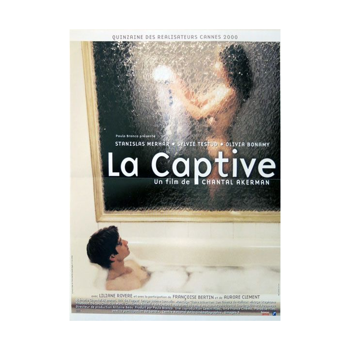 AFFICHE FILM : affiche de cinéma du film "La captive" dimension 40 x 54 cm