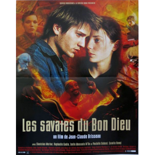AFFICHE FILM : affiche de cinéma du film "Les savates du bon Dieu" dimension 40 x 53 cm