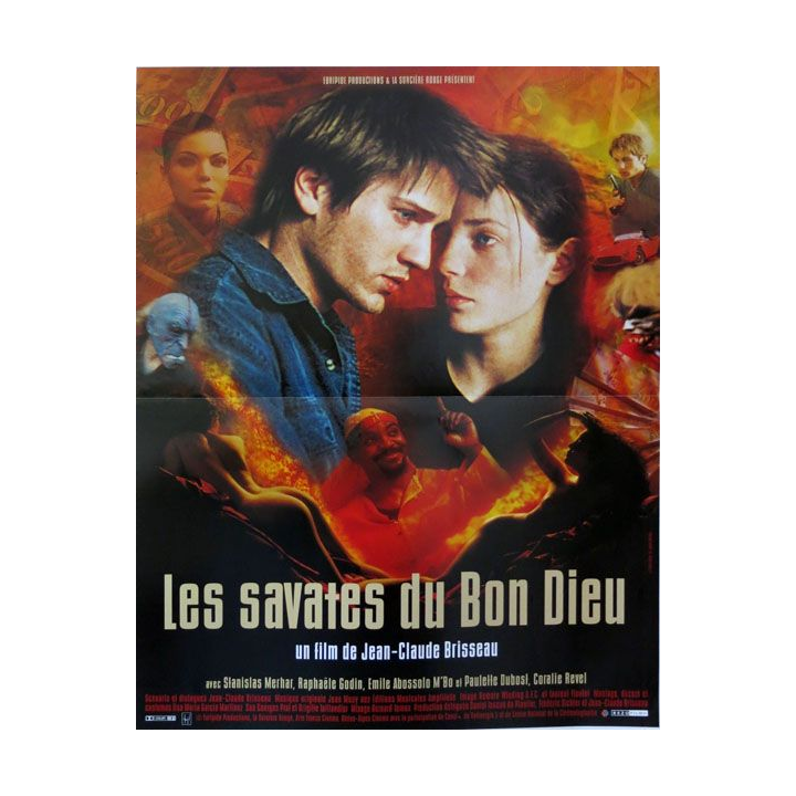 AFFICHE FILM : affiche de cinéma du film "Les savates du bon Dieu" dimension 40 x 53 cm