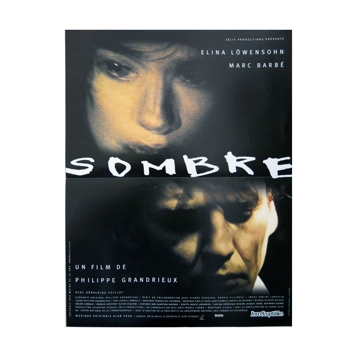 AFFICHE FILM : affiche de cinéma du film "Sombre" dimension 40 x 53,5 cm