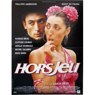 AFFICHE FILM : affiche de cinéma du film "Hors jeu" dimension 40 x 54 cm
