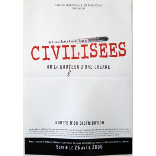 AFFICHE FILM : affiche de cinéma du film "Civilisées" dimension 40 x 60 cm