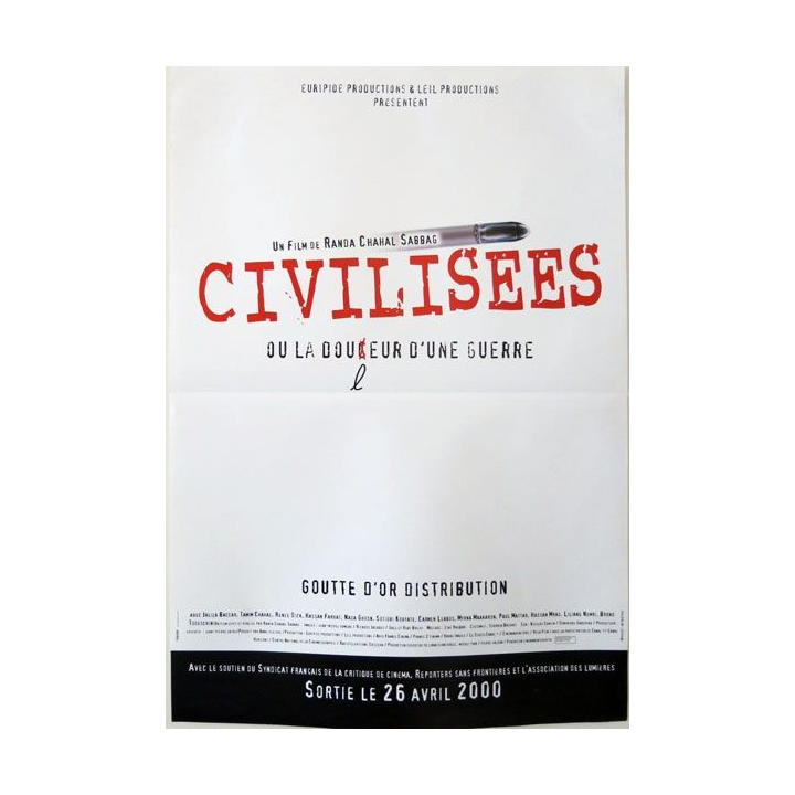 AFFICHE FILM : affiche de cinéma du film "Civilisées" dimension 40 x 60 cm